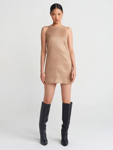Dilvin - Vestido em castanho