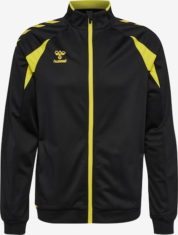 Veste de survêtement Hummel en noir : devant