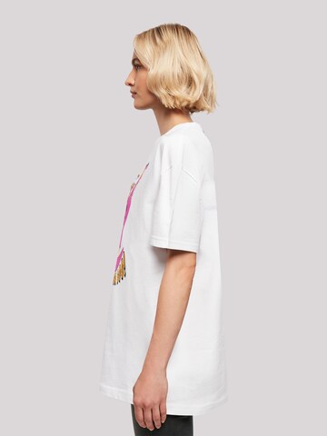 F4NT4STIC Oversized Shirt 'Yabba Dabba Doo' in White