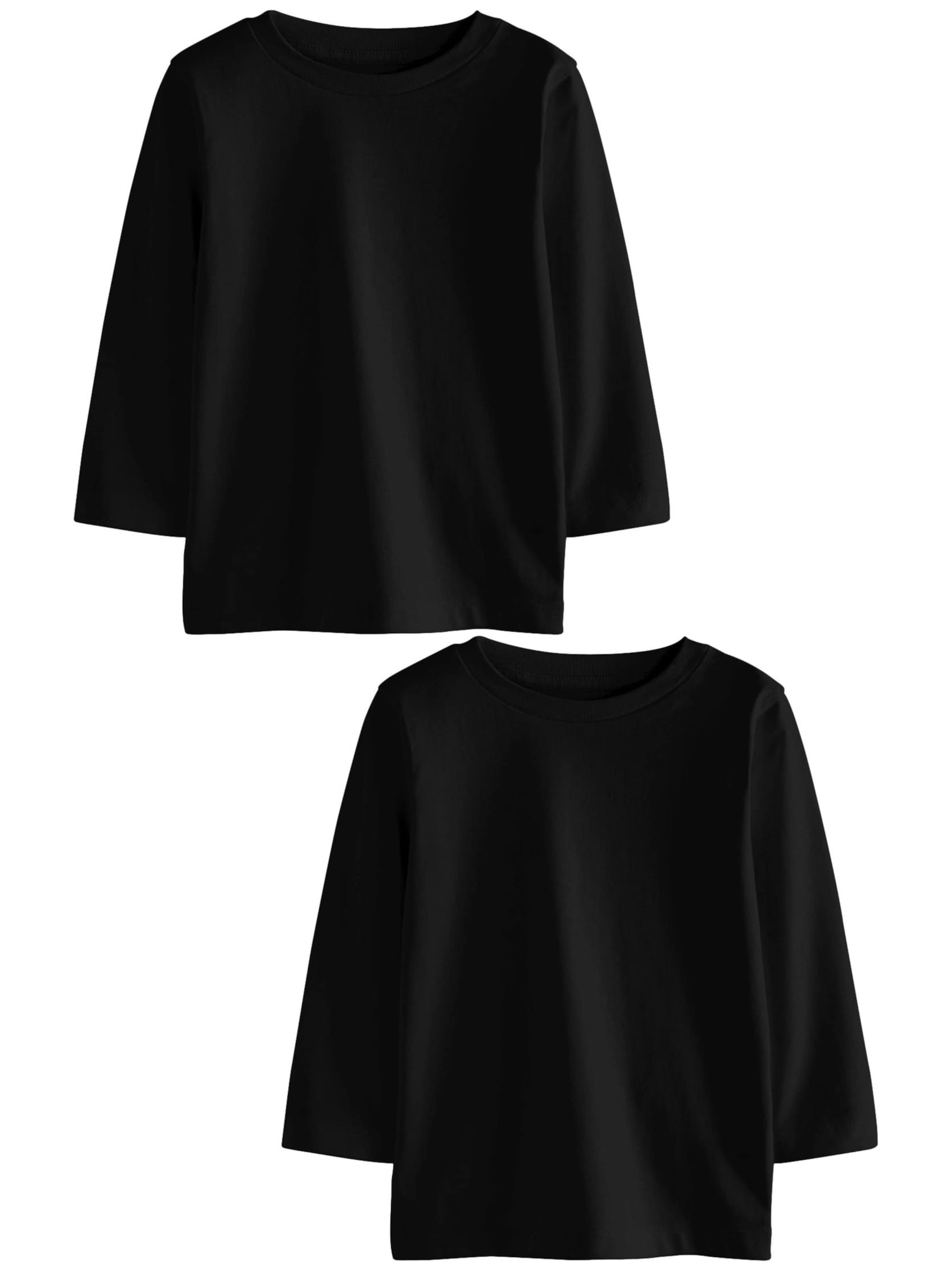 Next Shirt in Black: front