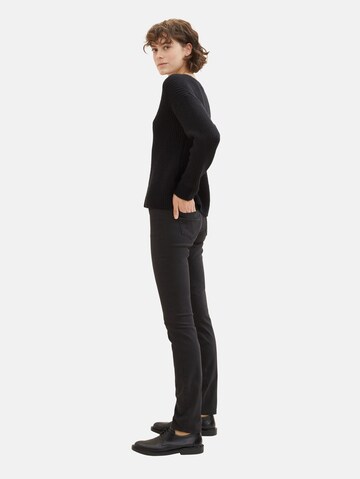 TOM TAILOR Slimfit Jeans 'Alexa' in Schwarz