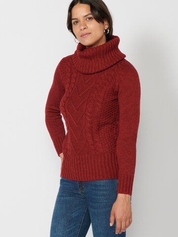 Pull-over KOROSHI en rouge