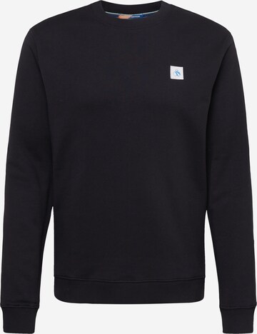 SCOTCH & SODA Sweatshirt in Zwart: voorkant