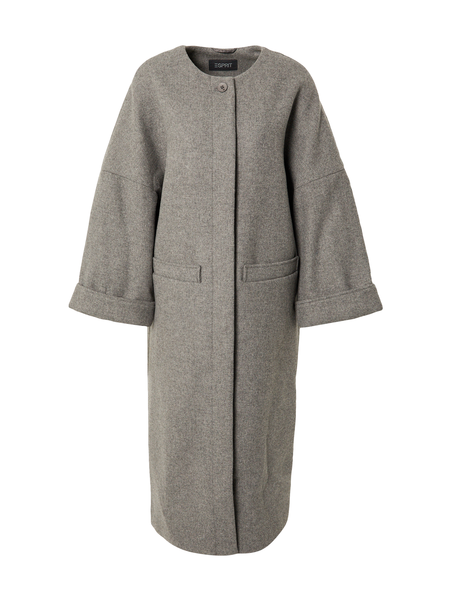 Odzież Specjalne okazje Esprit Collection Płaszcz przejściowy w kolorze Ciemnoszarym 
