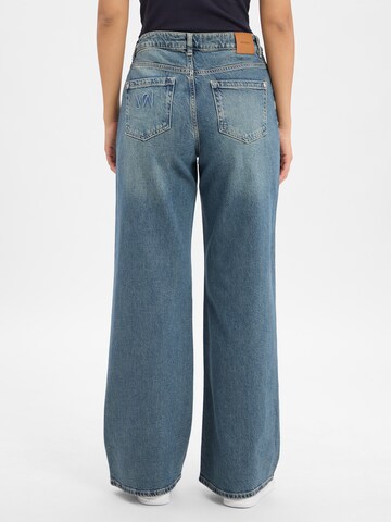 MOS MOSH Wide leg Jeans 'MMDara Mai' in Blauw