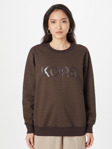 MICHAEL Michael Kors Sweatshirt in Brown: front