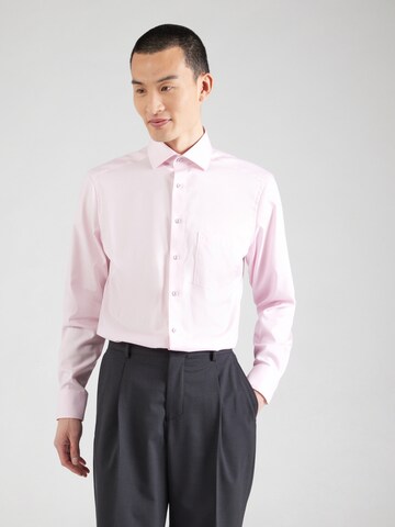 OLYMP Regular fit Business shirt in Pink: front