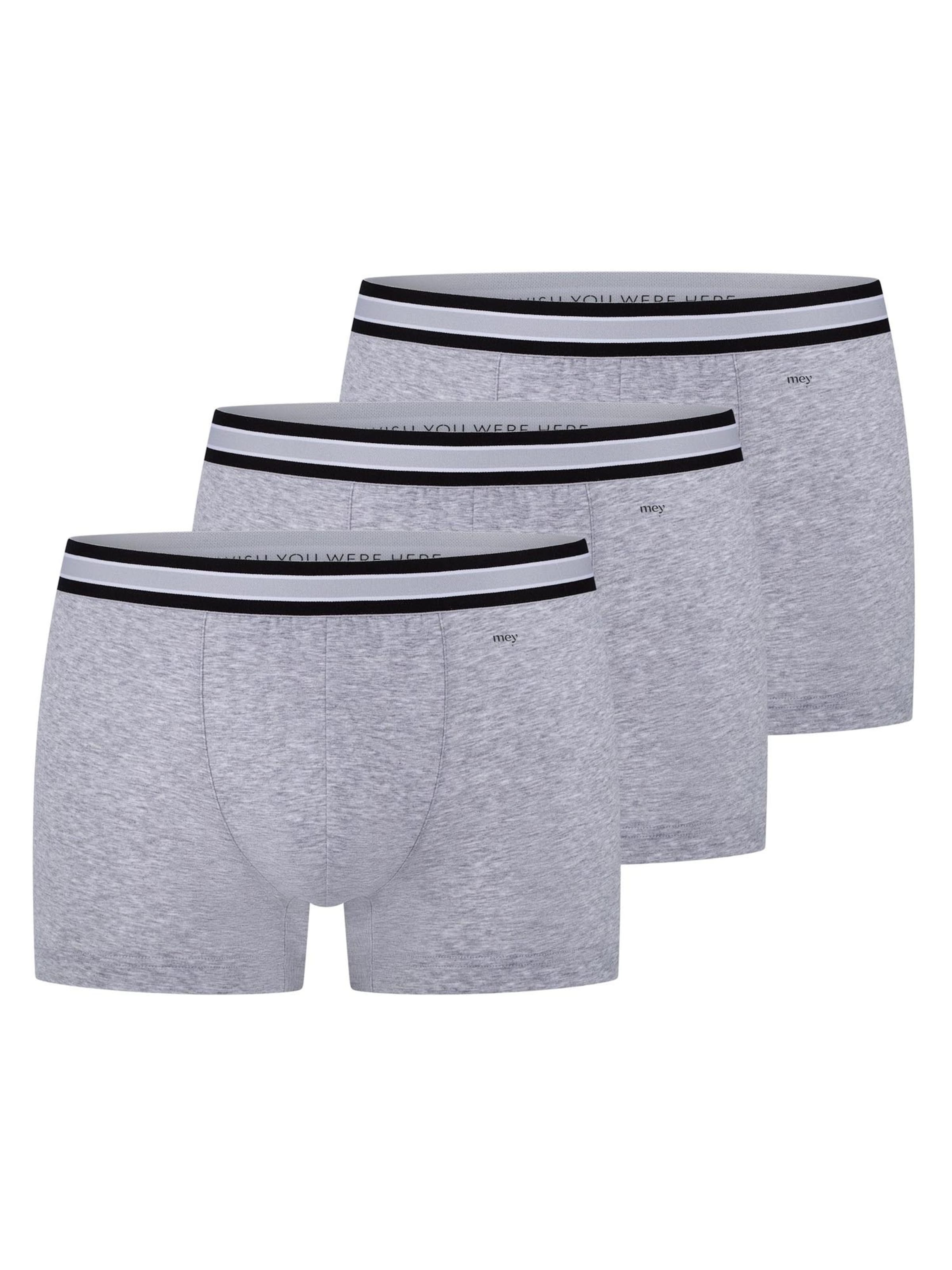 Mey Boxer shorts 'RE:THINK' in Grey: front
