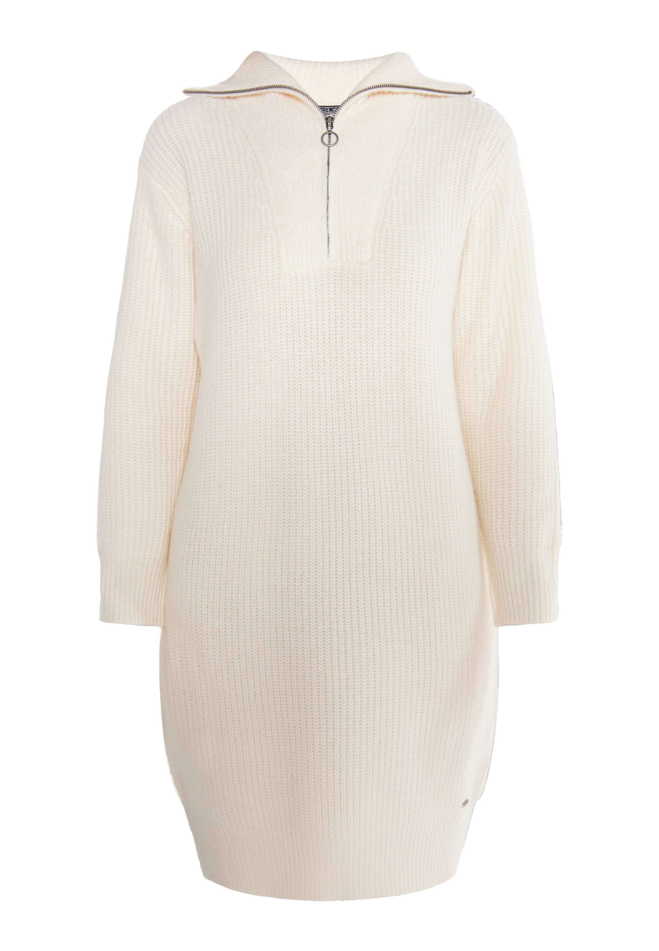 DreiMaster VintagePletena haljina - bijela boja: prednji dio