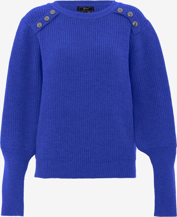 Pull-over faina en bleu : devant