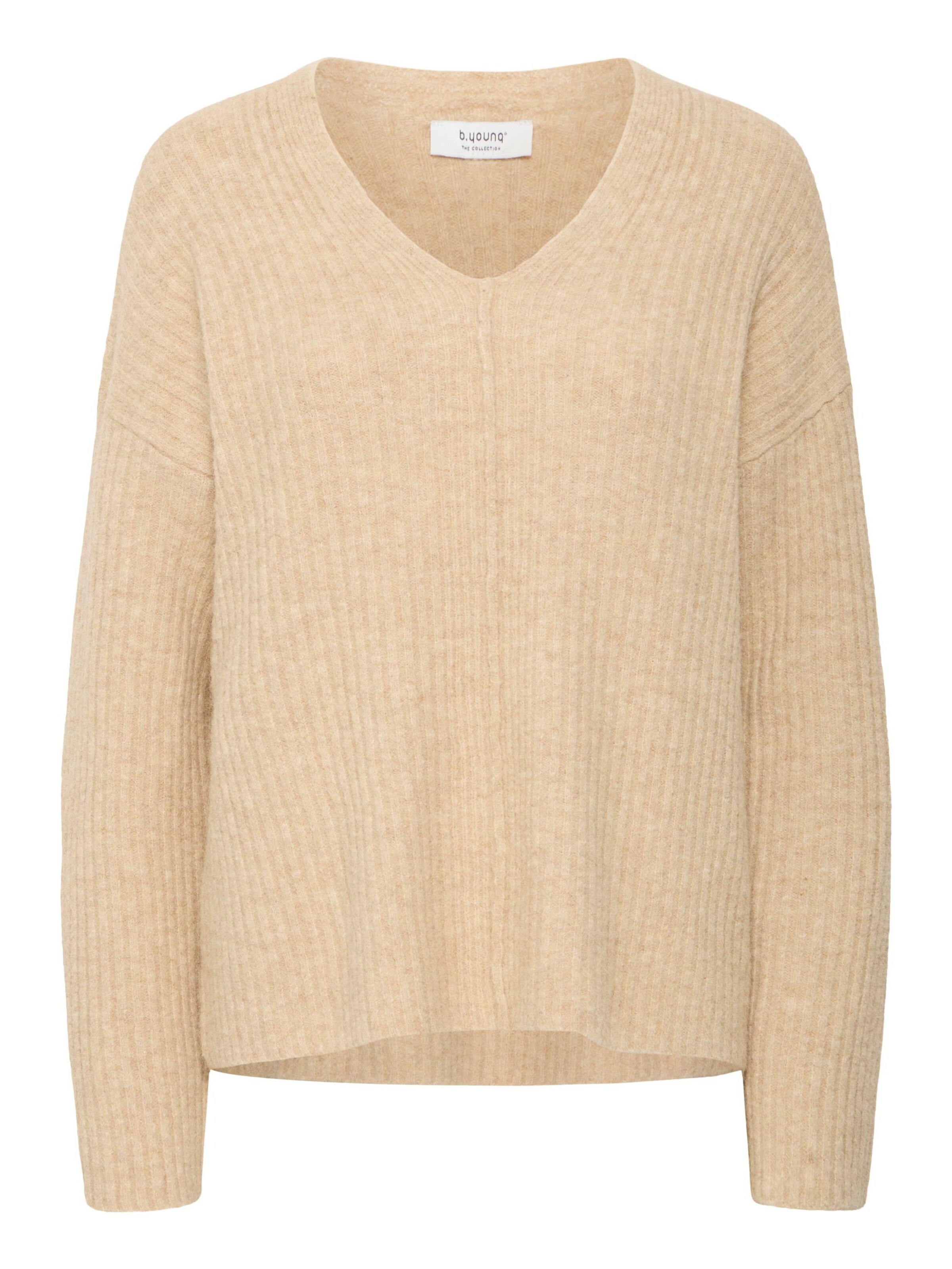 Pull-over 'Omea' b.young en marron : devant