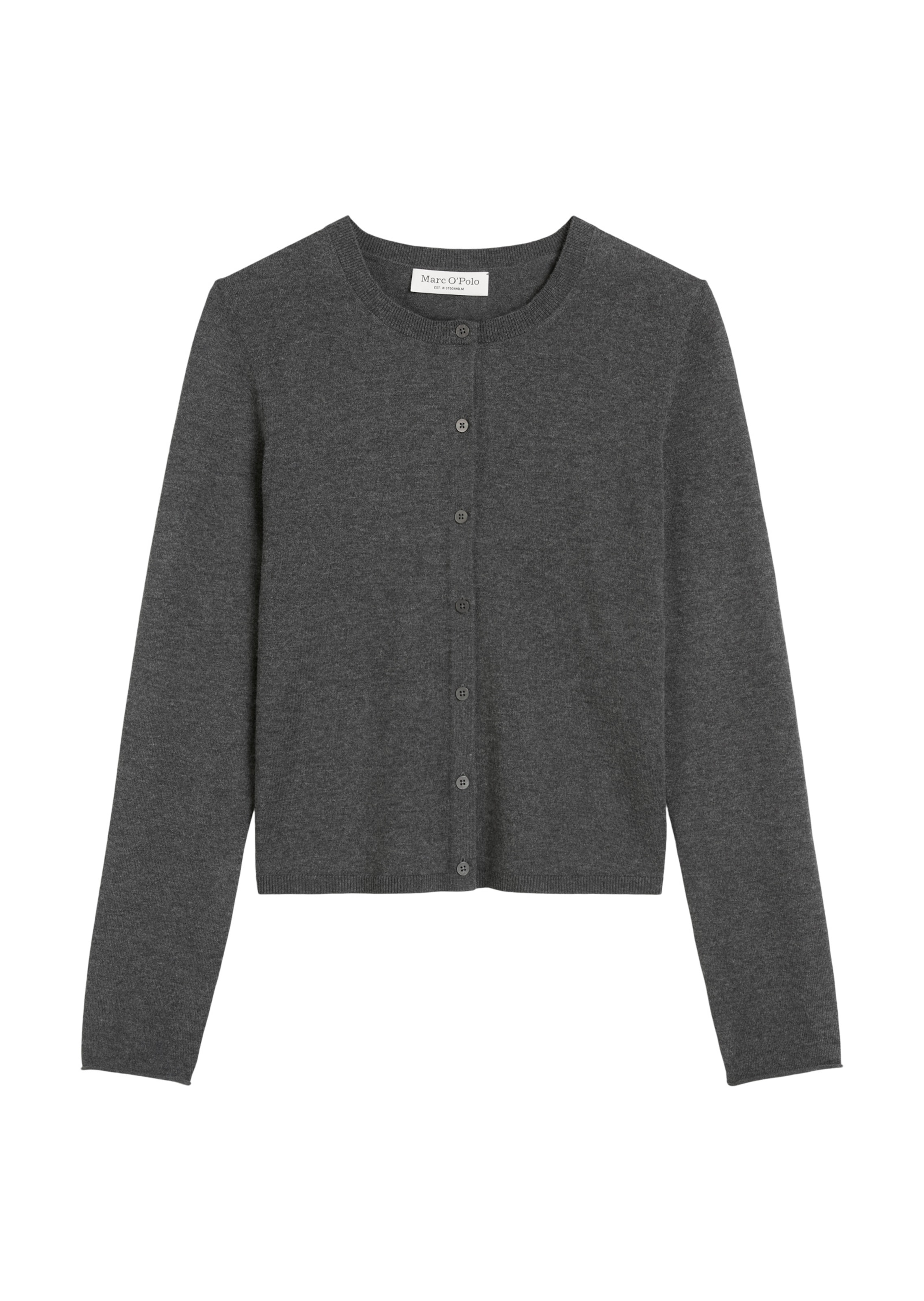 Marc O'Polo Вязаная кофта в Серый: спереди