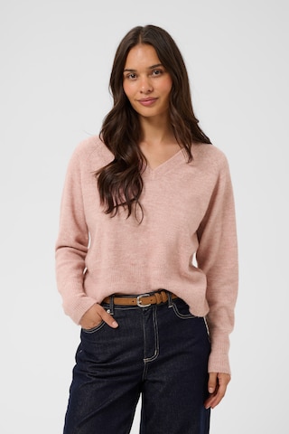 Kaffe Sweater 'Niel' in Pink: front