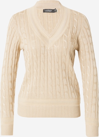 Pull-over 'Meren' Lauren Ralph Lauren en beige : devant