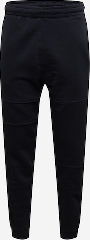 Reebok Tapered Workout Pants in Black: front
