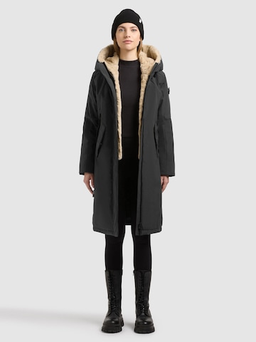 khujo - Sobretudo de inverno 'Ciela' em cinzento