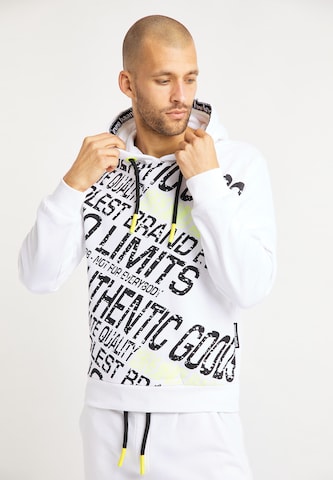 Bruno Banani Sweatshirt 'Fisher' in White: front