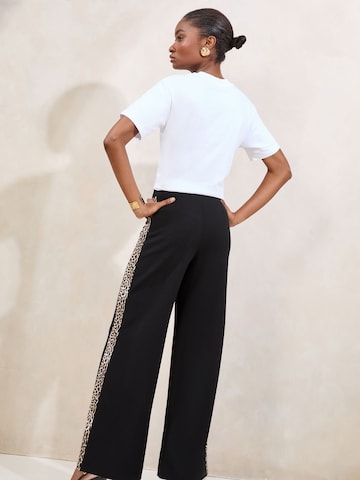 Lipsy Wide Leg Hose in Schwarz