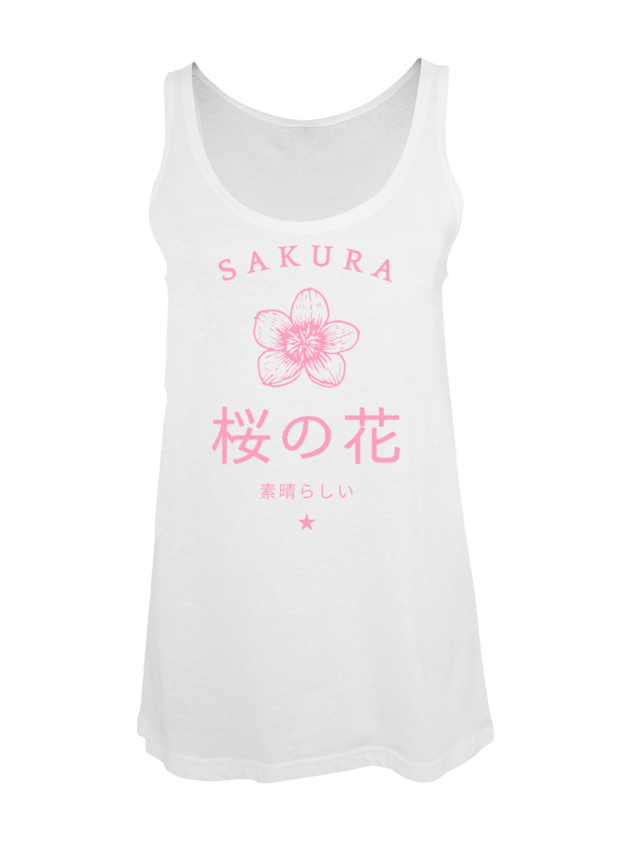 F4NT4STIC Top 'Sakura Flower' in Weiß: Vorderseite