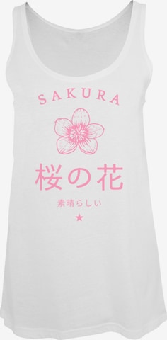 Haut 'Sakura Flower' F4NT4STIC en blanc : devant