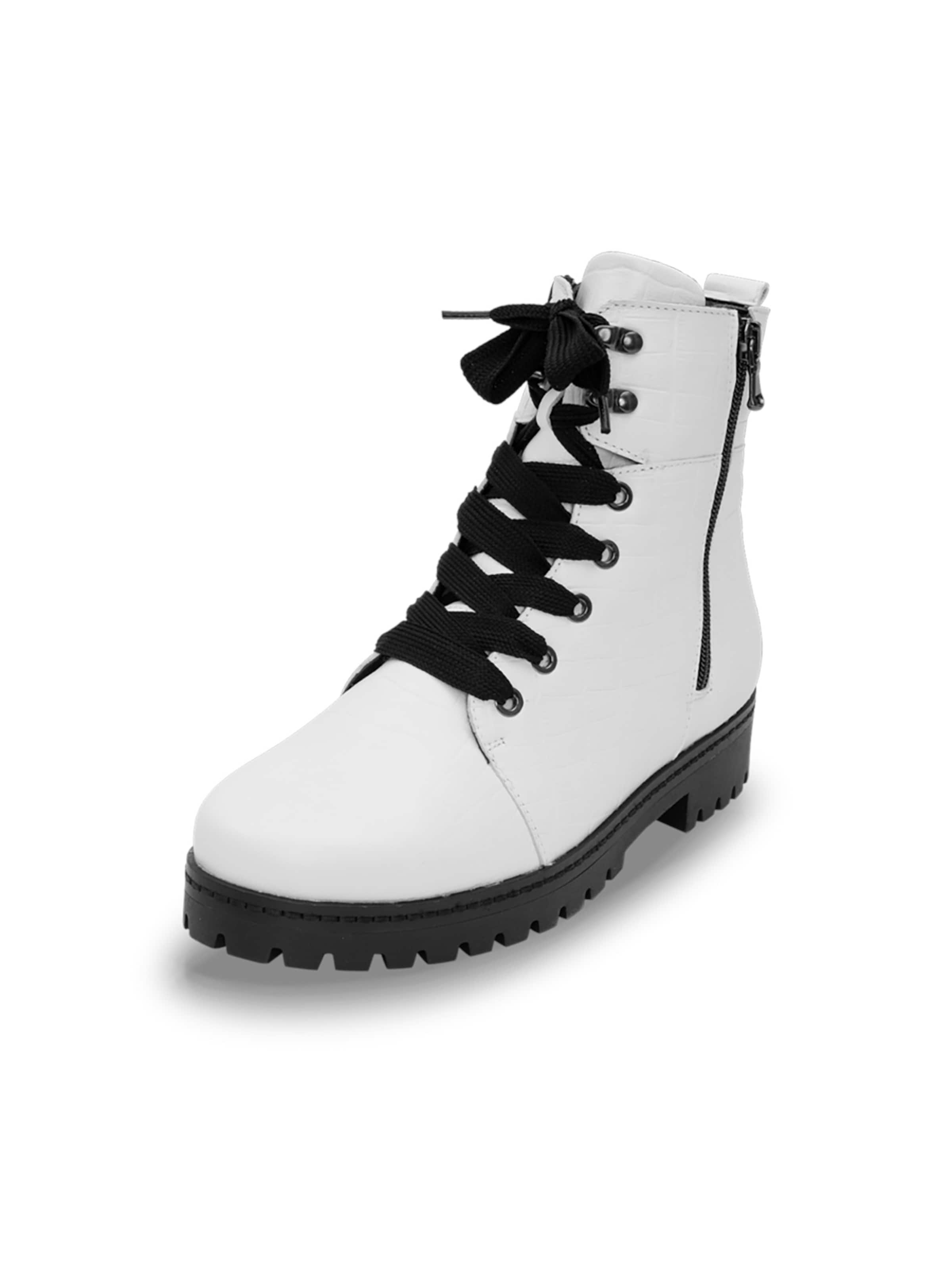 Bottines à lacets VITAFORM en blanc : devant