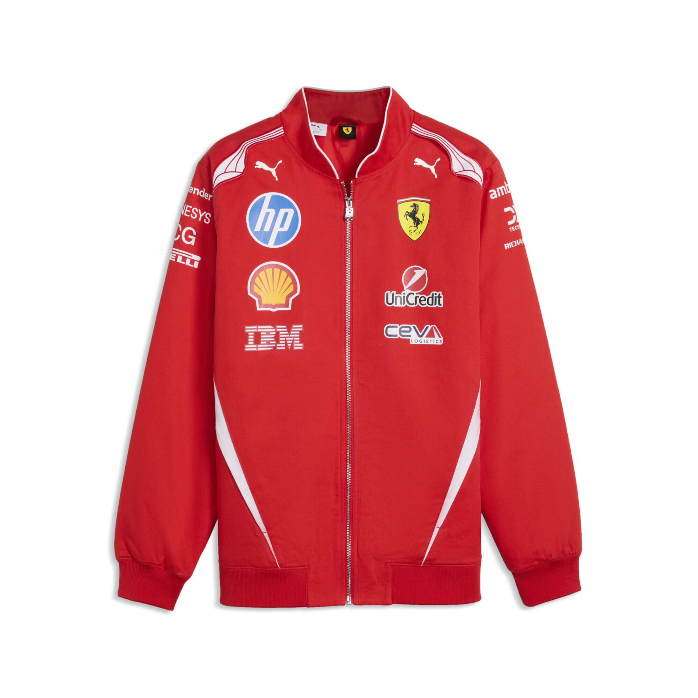 PUMA Tussenjas 'Scuderia Ferrari HP Replica' in Rood: voorkant