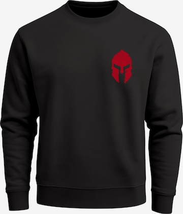 Neverless Sweatshirt 'Sparta 1' in Black: front
