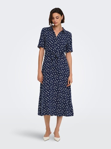 Robe-chemise 'STARSEZEN' JDY en bleu
