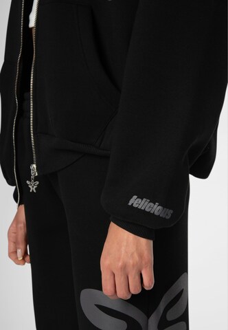 Felicious Кофта на молнии в Черный