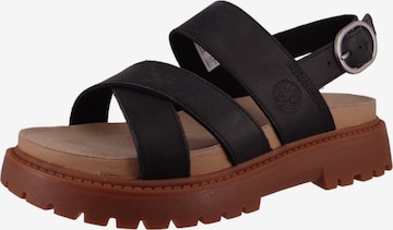 TIMBERLAND - Sandália 'Clairemont' em preto: frente