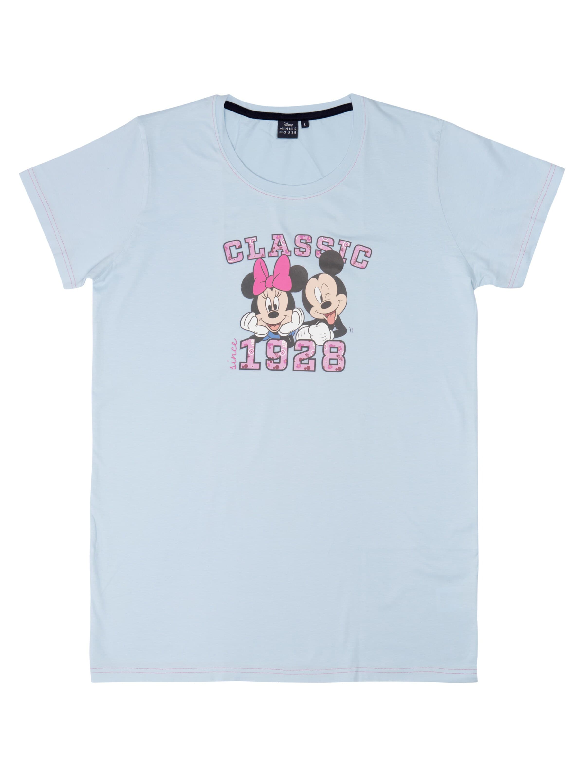 Disney Minnie Mouse Nightgown 'classic since 1928' in Blue: front