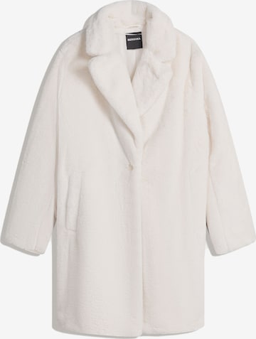 BershkaZimski kaput - bež boja: prednji dio