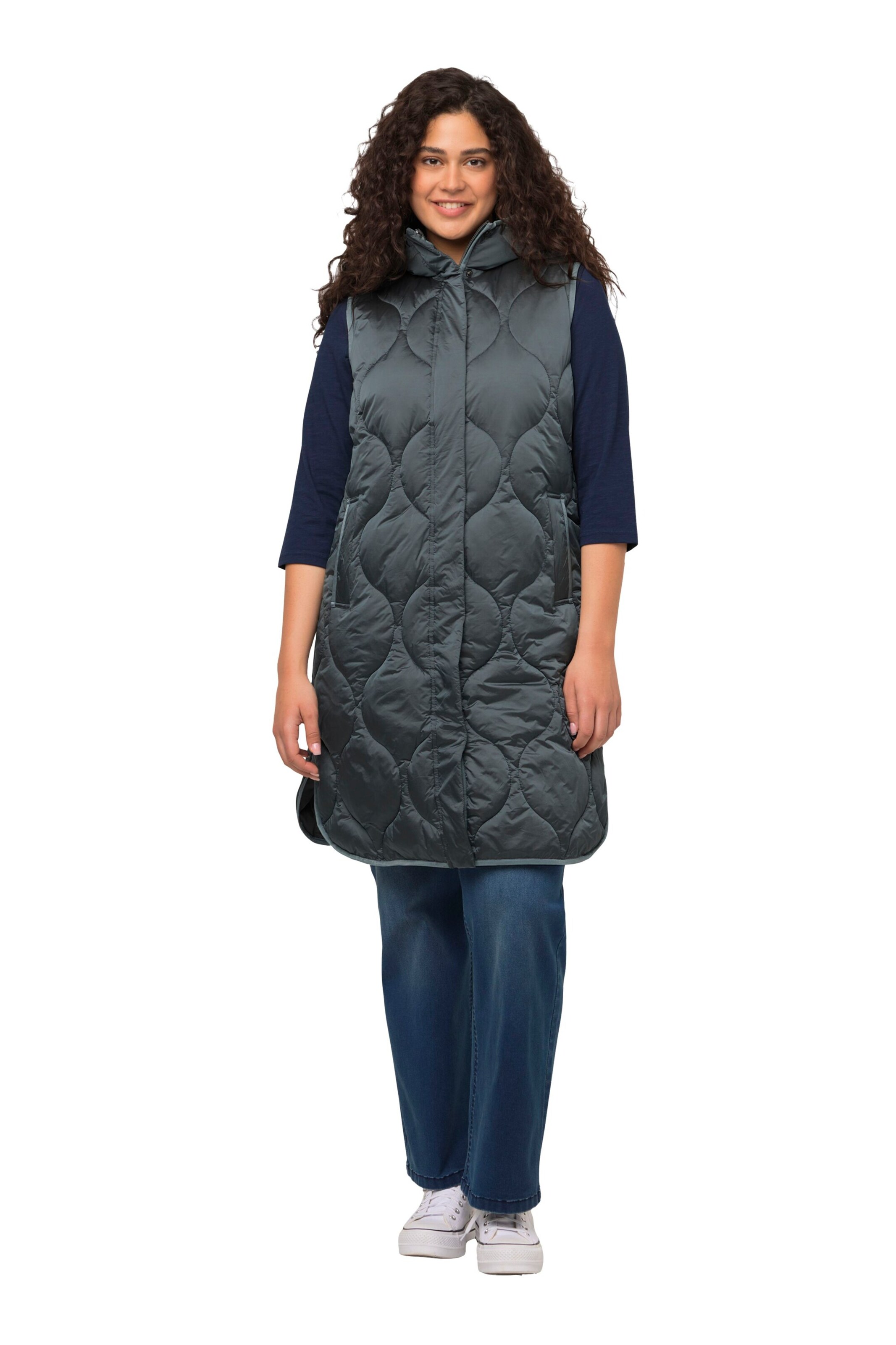 Ulla Popken Weste in Blau