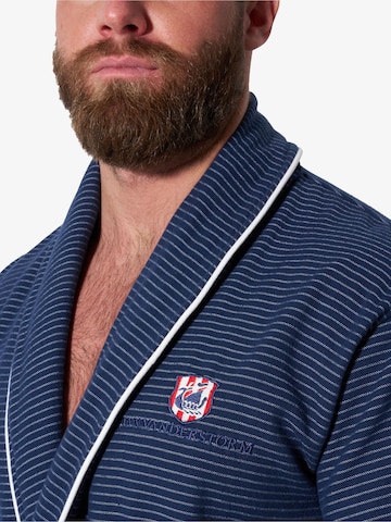 Jan Vanderstorm Long Bathrobe ' Rolfgard ' in Blue