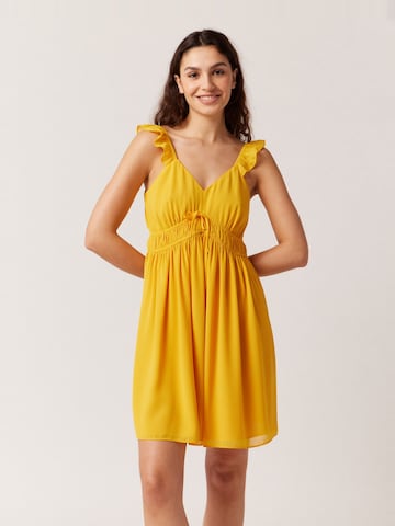 NAF NAF Summer Dress 'Larrior' in Yellow: front