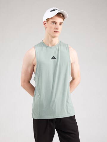 ADIDAS PERFORMANCE Performance Shirt 'Designed for Training' in Green: front