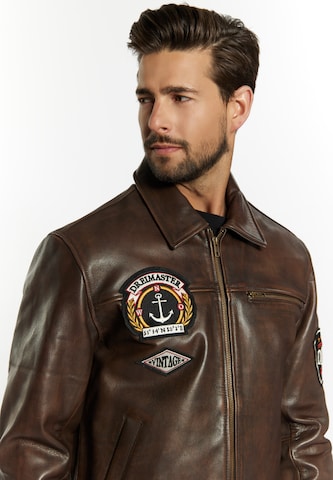 DreiMaster Vintage Between-Season Jacket in Brown