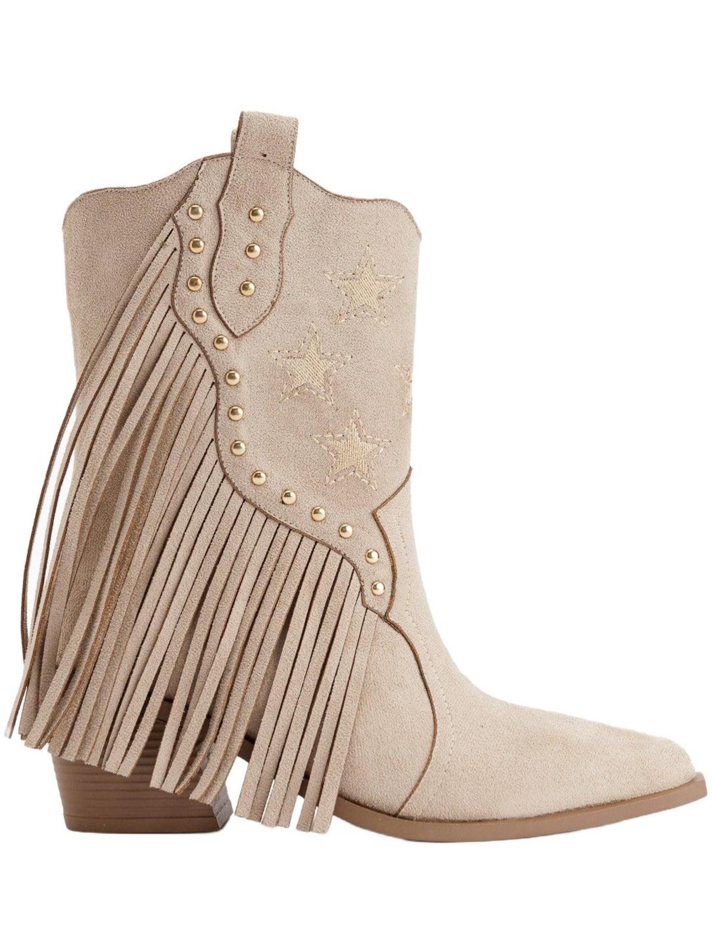 Limoya Cowboy Boots 'Valeria' in Grey: front