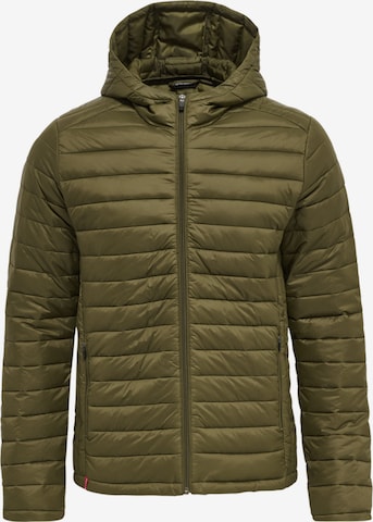 Hummel Between-Season Jacket in Green: front