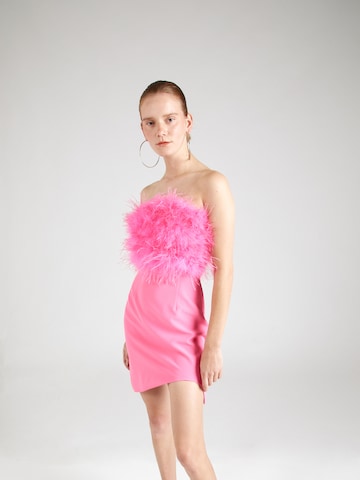 Misspap Dress in Pink: front