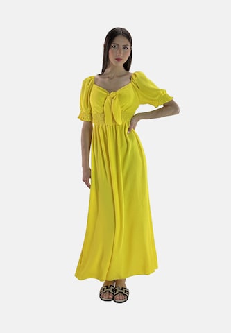 Elara Dress in Yellow