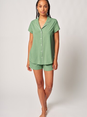 Pigiama di Skiny in verde: frontale