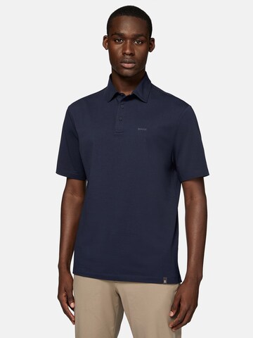 Boggi Milano Poloshirt in Blau: Vorderseite