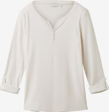 TOM TAILOR Shirt in White: front