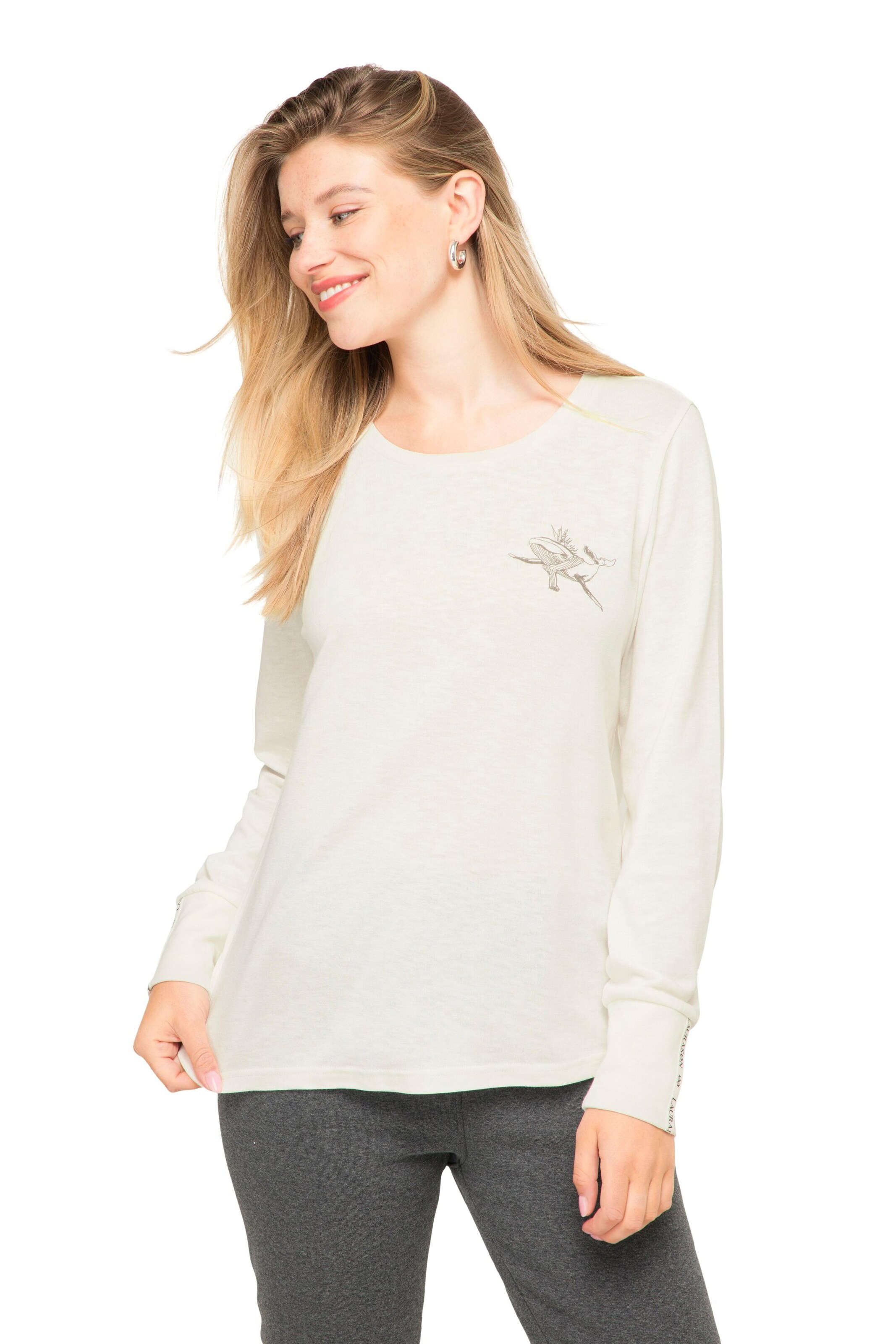 LAURASØN Shirt in Beige: Vorderseite