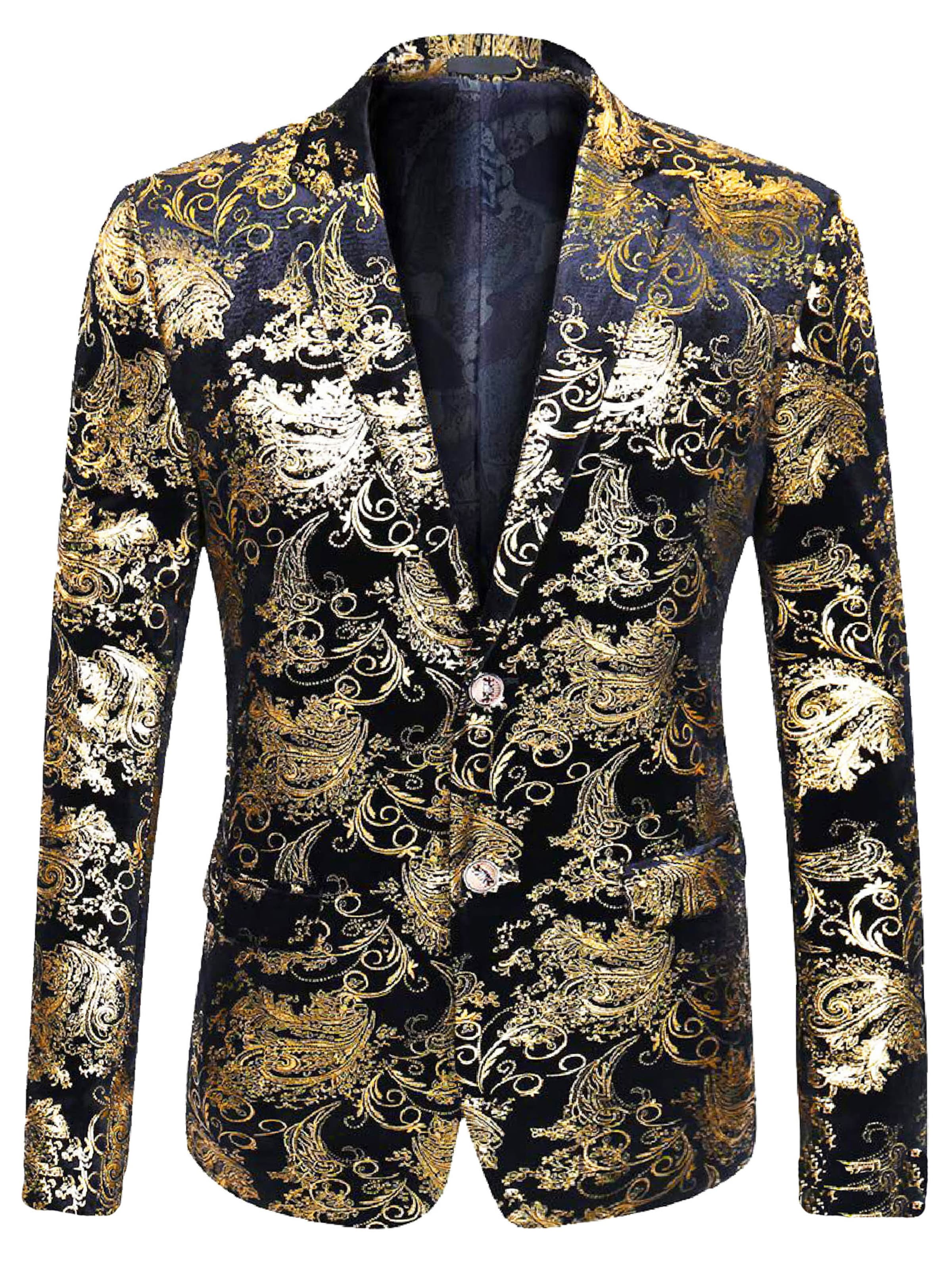 Youthup Suit Jacket in Gold: front