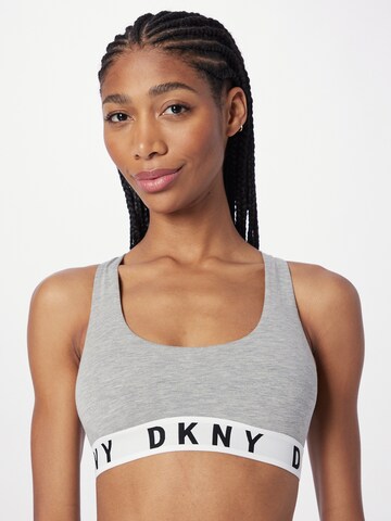 DKNY Intimates Bustier BH in Grau: predná strana