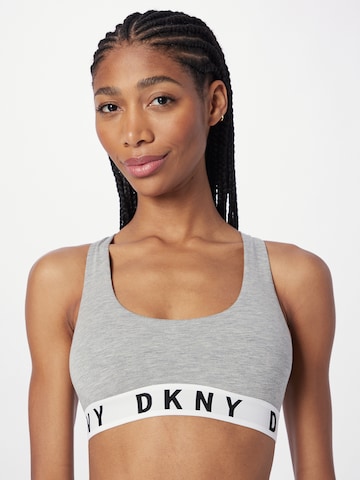 DKNY Intimates Bralette Bra in Grey: front