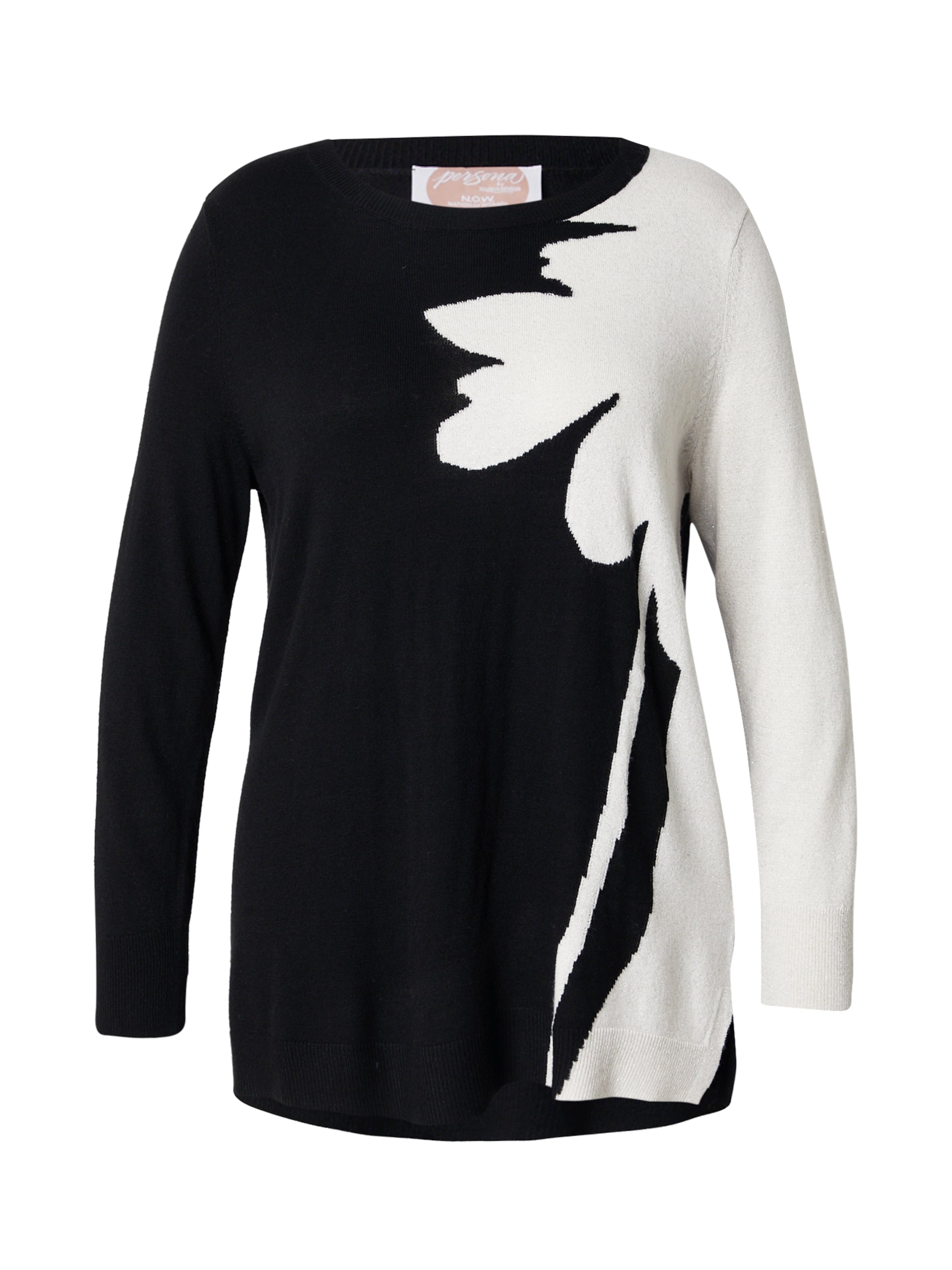 Pull-over 'Ulrico' Persona by Marina Rinaldi en noir : devant