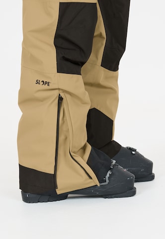 SLOPE Regular Skihose 'Kenwood' in Braun